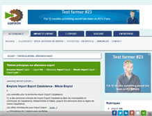 Tablet Screenshot of e-export.fr